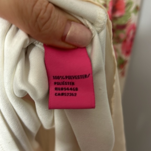 Betsey Johnson Floral Print Mini Swing Dress Size 2 Wedding Baby Shower Spring - Picture 4 of 6